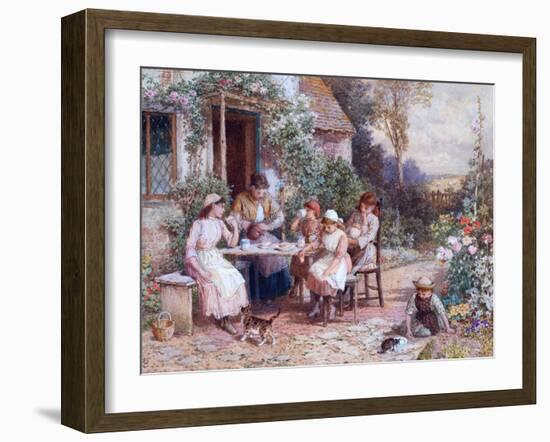 Teatime-Myles Birket Foster-Framed Giclee Print