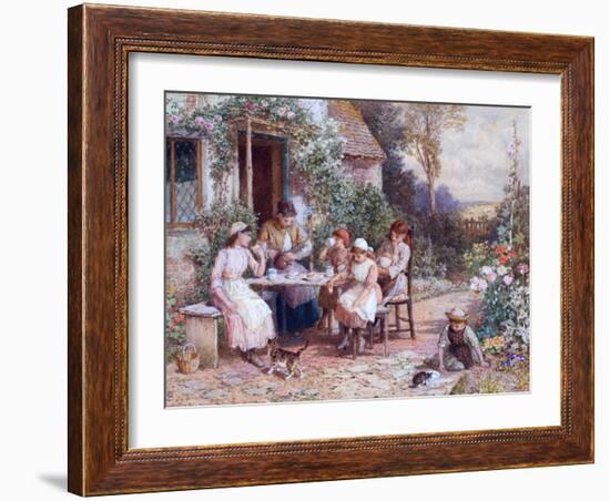 Teatime-Myles Birket Foster-Framed Giclee Print