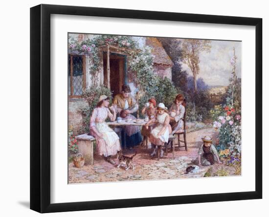 Teatime-Myles Birket Foster-Framed Giclee Print