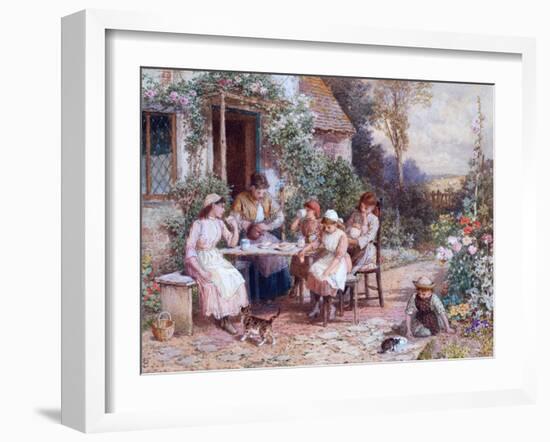 Teatime-Myles Birket Foster-Framed Giclee Print