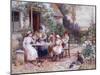 Teatime-Myles Birket Foster-Mounted Giclee Print