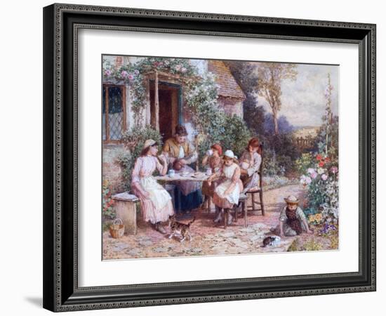 Teatime-Myles Birket Foster-Framed Giclee Print