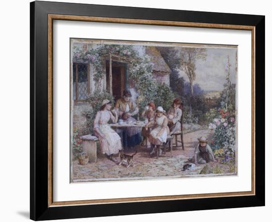 Teatime-Myles Birket Foster-Framed Giclee Print