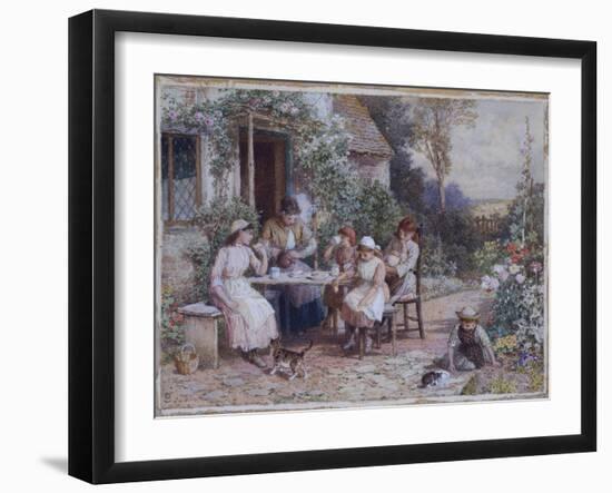 Teatime-Myles Birket Foster-Framed Giclee Print