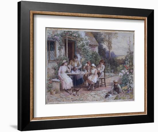 Teatime-Myles Birket Foster-Framed Giclee Print