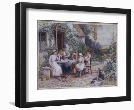 Teatime-Myles Birket Foster-Framed Giclee Print