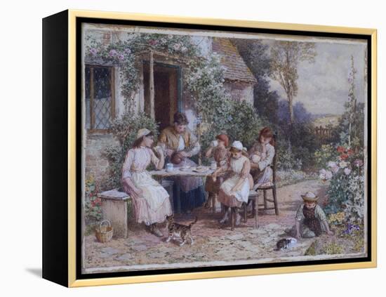 Teatime-Myles Birket Foster-Framed Premier Image Canvas