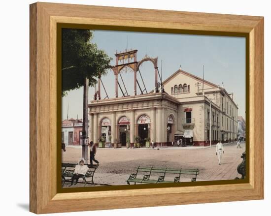 Teatro Detacon, Havana-William Henry Jackson-Framed Stretched Canvas