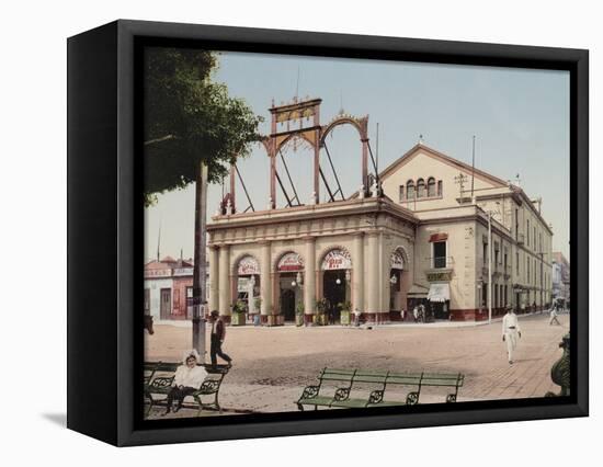 Teatro Detacon, Havana-William Henry Jackson-Framed Stretched Canvas