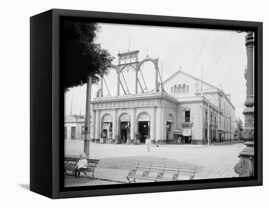 Teatro Detacon, Havana-William Henry Jackson-Framed Stretched Canvas