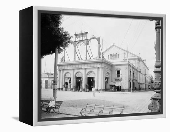 Teatro Detacon, Havana-William Henry Jackson-Framed Stretched Canvas