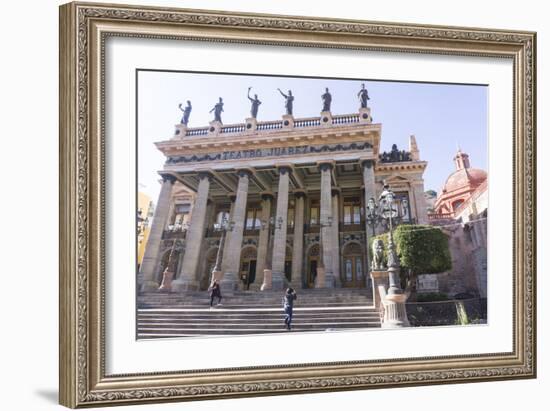 Teatro Juarez, Guanajuato, UNESCO World Heritage Site, Mexico, North America-Peter Groenendijk-Framed Photographic Print