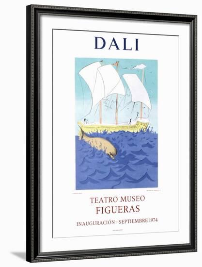 Teatro Museo Figueras 2-Salvador Dalí-Framed Collectable Print