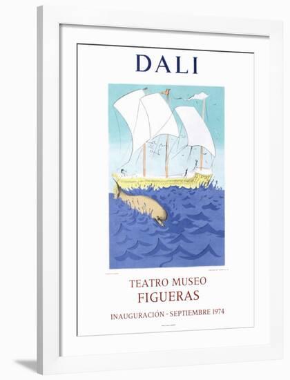 Teatro Museo Figueras 2-Salvador Dalí-Framed Collectable Print
