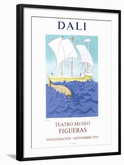 Teatro Museo Figueras 2-Salvador Dalí-Framed Collectable Print