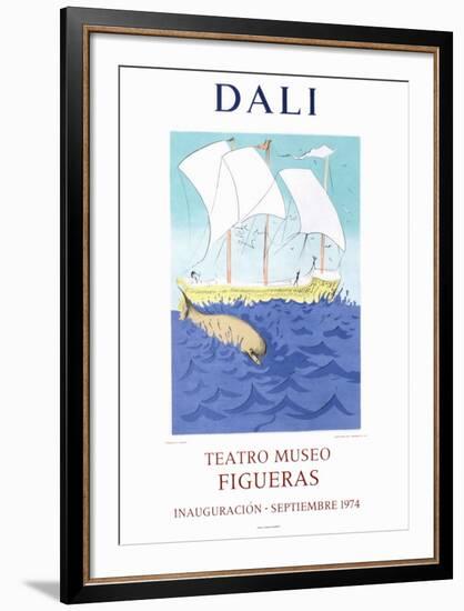 Teatro Museo Figueras 2-Salvador Dalí-Framed Collectable Print