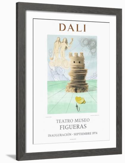 Teatro Museo Figueras 5-Salvador Dalí-Framed Collectable Print