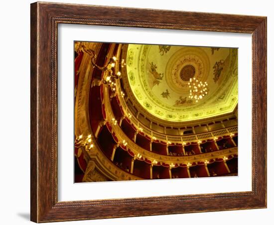 Teatro Pirandello Theatre, Agrigento, Sicily, Italy, Europe-Ken Gillham-Framed Photographic Print