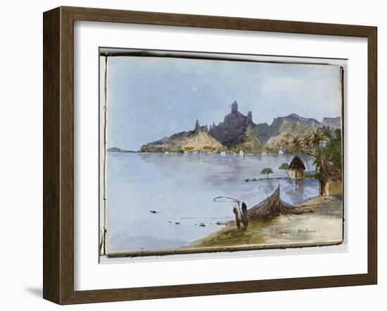 Teavaro (île Moorea)-null-Framed Giclee Print