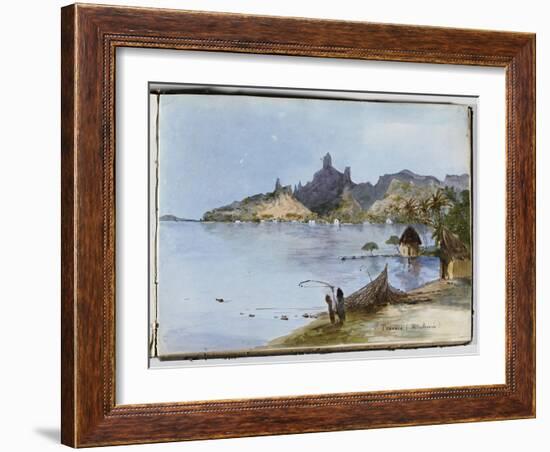 Teavaro (île Moorea)-null-Framed Giclee Print