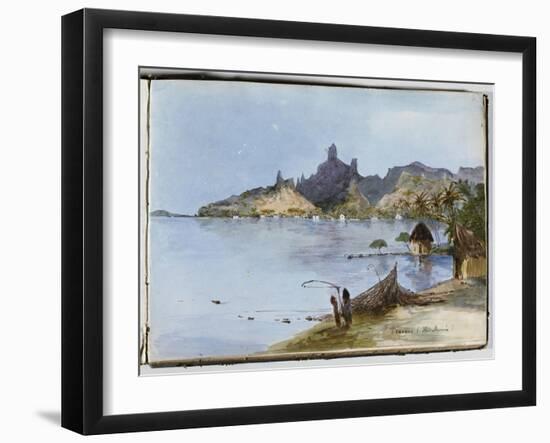 Teavaro (île Moorea)-null-Framed Giclee Print