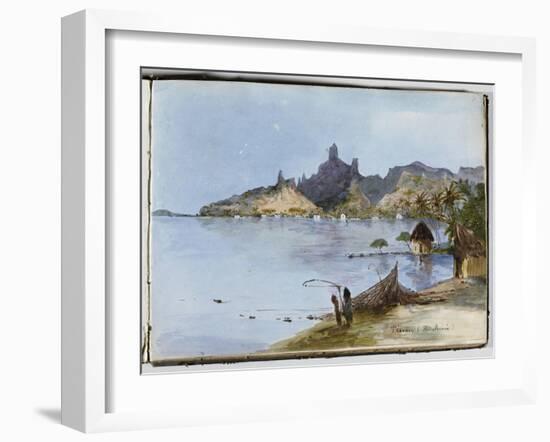 Teavaro (île Moorea)-null-Framed Giclee Print