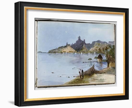 Teavaro (île Moorea)-null-Framed Giclee Print