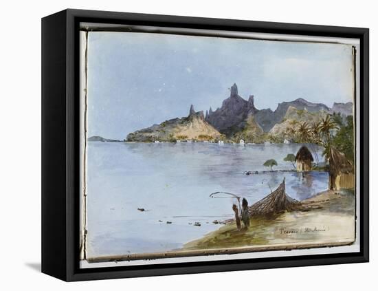 Teavaro (île Moorea)-null-Framed Premier Image Canvas