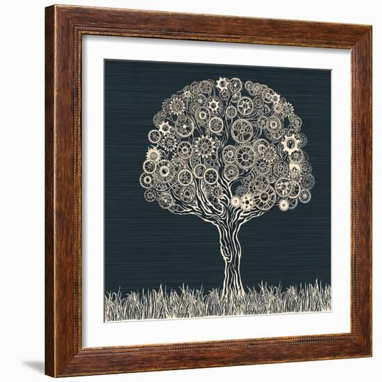 Tech Tree.-RYGER-Framed Art Print