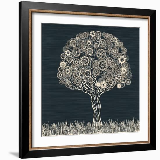 Tech Tree.-RYGER-Framed Art Print