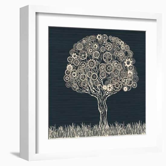 Tech Tree.-RYGER-Framed Art Print