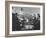 Technician Explains Diesel Engine to Students at Shell-British Petroleum Trade School-null-Framed Photographic Print