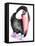 Technicolor Toucan I-Jennifer Parker-Framed Stretched Canvas