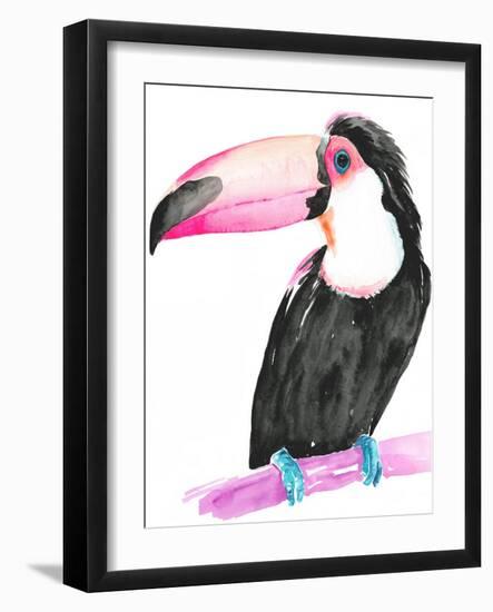 Technicolor Toucan II-Jennifer Parker-Framed Art Print
