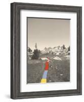 Technicolor Trail-Danielle Kroll-Framed Giclee Print