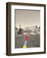 Technicolor Trail-Danielle Kroll-Framed Giclee Print