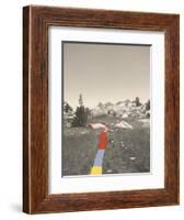 Technicolor Trail-Danielle Kroll-Framed Giclee Print