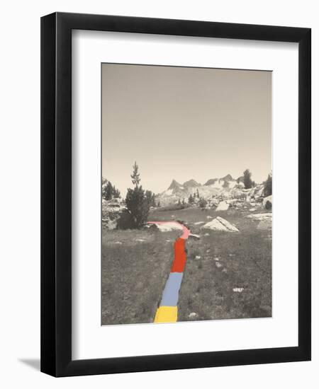 Technicolor Trail-Danielle Kroll-Framed Giclee Print