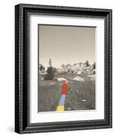 Technicolor Trail-Danielle Kroll-Framed Giclee Print