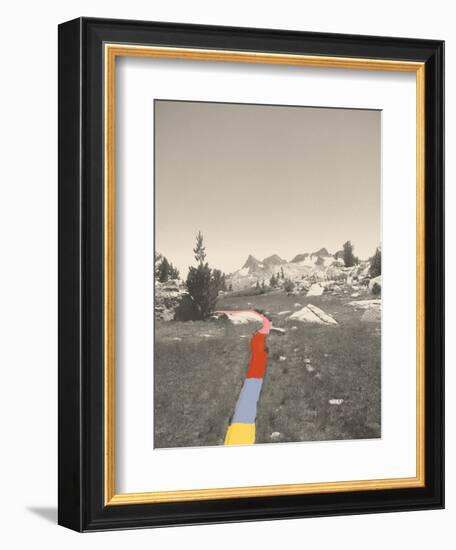 Technicolor Trail-Danielle Kroll-Framed Giclee Print