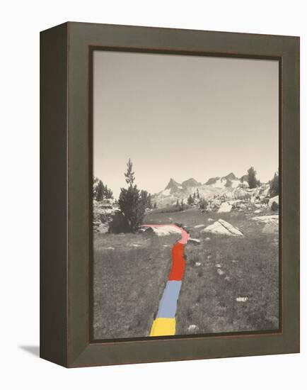 Technicolor Trail-Danielle Kroll-Framed Premier Image Canvas