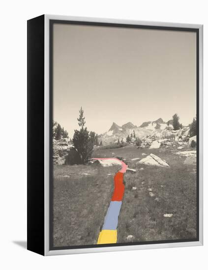 Technicolor Trail-Danielle Kroll-Framed Premier Image Canvas