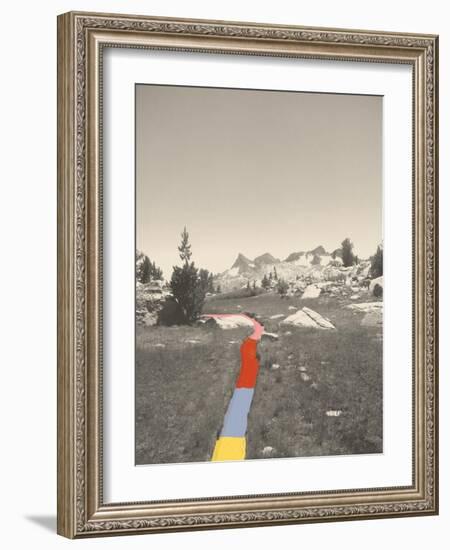 Technicolor Trail-Danielle Kroll-Framed Giclee Print