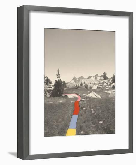 Technicolor Trail-Danielle Kroll-Framed Giclee Print