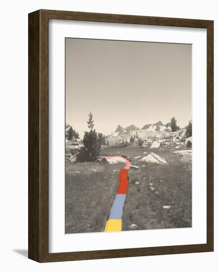 Technicolor Trail-Danielle Kroll-Framed Giclee Print