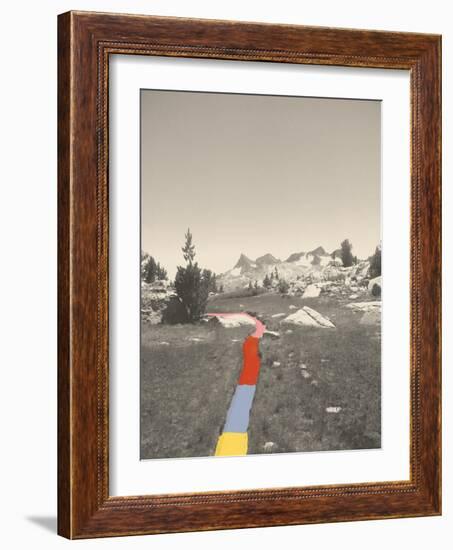 Technicolor Trail-Danielle Kroll-Framed Giclee Print