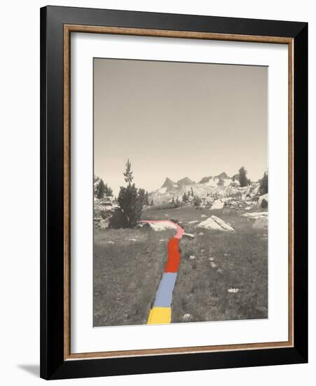 Technicolor Trail-Danielle Kroll-Framed Giclee Print