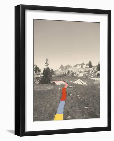 Technicolor Trail-Danielle Kroll-Framed Giclee Print