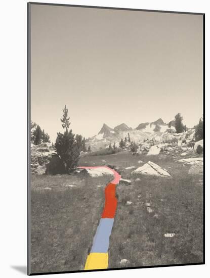 Technicolor Trail-Danielle Kroll-Mounted Giclee Print