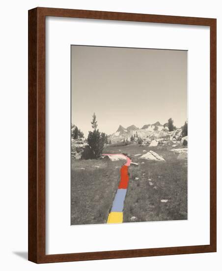 Technicolor Trail-Danielle Kroll-Framed Giclee Print